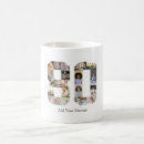 Search for happy 80th birthday mugs Black and white