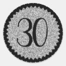 Search for silver birthday stickers Celebration