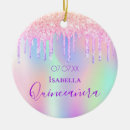 Search for iridescent christmas tree decorations Pink