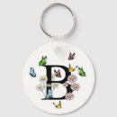 Search for letter b key rings Floral