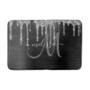 Search for metallic silver bath mats Chic