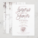 Search for pink lingerie shower invitations Modern