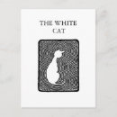 Search for black and white cat postcards Drawing