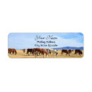 Search for mustang return address labels Western
