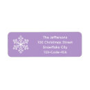Search for winter snow return address labels White