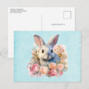 Search for watercolor rabbit postcards Easter