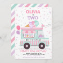 Search for ice cream 2nd birthday invitations Two sweet birthday