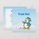 Search for cute penguins square invitations Cartoon