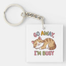 Search for cat sayings key rings Vintage