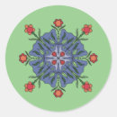 Search for round mandala stickers Blue
