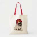 Search for pug tote bags cute