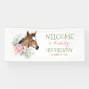 Search for horse birthday banners Rustic
