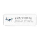 Search for shark return address labels Birthday