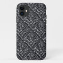 Search for damask background iphone cases Black