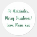 Search for christmas to from stickers White
