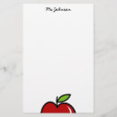 Search for apple stationery paper Red