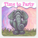 Search for pink grey elephant stickers Party