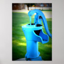 Search for wells posters Blue