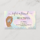 Search for nail referral cards Girly