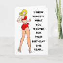 Search for pinup birthday cards Funny