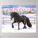Search for black friesian horse posters Animals