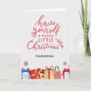 Search for have yourself a merry little christmas cards Festive