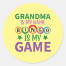 Search for funny bingo stickers Grandma