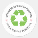 Search for recycled stickers Reduce reuse recycle