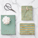 Search for green leopard gift wrap Gold