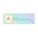 Search for mermaid return address labels Purple