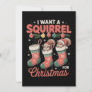 Search for funny squirrel christmas cards 2026