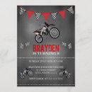 Search for dirt bike birthday invitations Boys