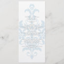 Search for damask wedding menus Modern