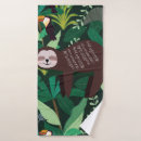 Search for sloth bath towels Cartoon