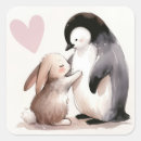 Search for penguin valentine stickers Watercolor