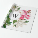 Search for white magnolia wrapping paper Botanical