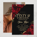Search for 60 and fabulous invitations Party