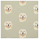 Search for golden retriever fabric Watercolor