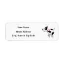 Search for dog cartoon return address labels Character