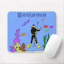 Search for scuba diving mouse mats Fish