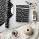 Search for black and white birthday wrapping paper Script