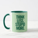 Search for think green drinkware Humour