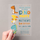 Search for dino party invitations Typography