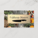 Search for spices business cards Food