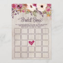 Search for bingo bridal shower invitations Watercolor