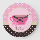 Search for tea clocks Girly