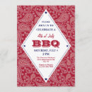 Search for blue bandana invitations Red white and blue