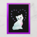 Search for romantic cat postcards Kitten