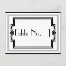 Search for black white silver postcards Table number