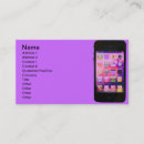 Search for iphone business cards Purple